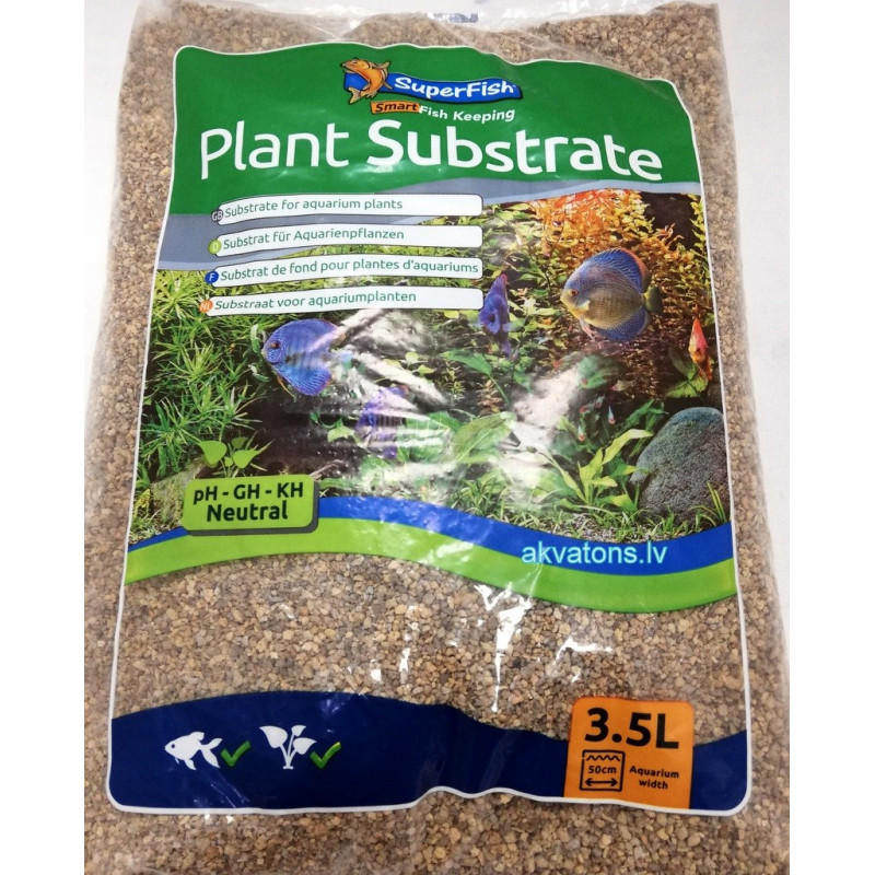 SuperFish Substrat de fond AQUA PLANTE - 3,5L - SUBSTRATS, SABLES